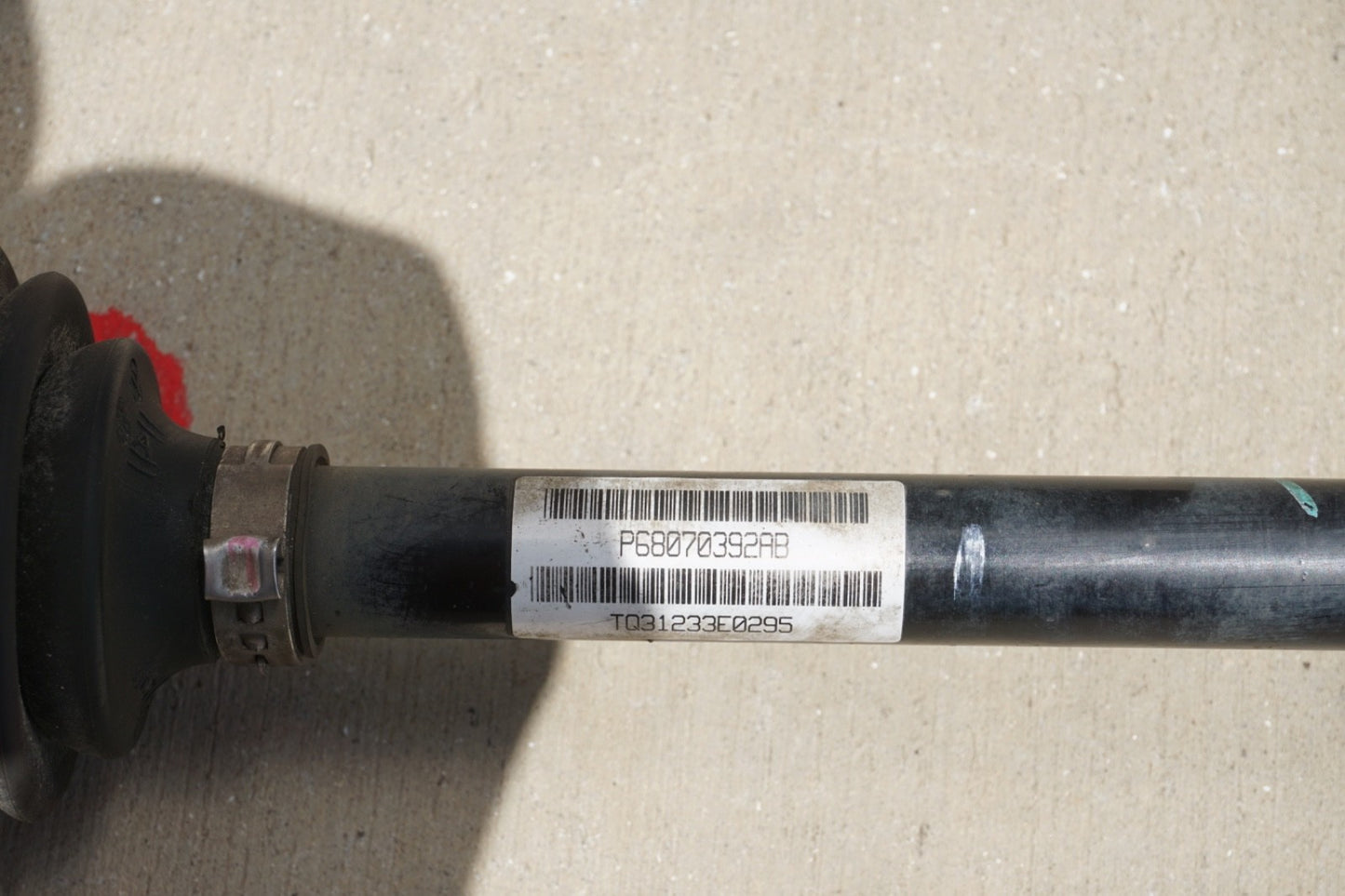 2012 - 2017 FIAT 500 RIGHT AXLE SHAFT DRIVE P68070392AC