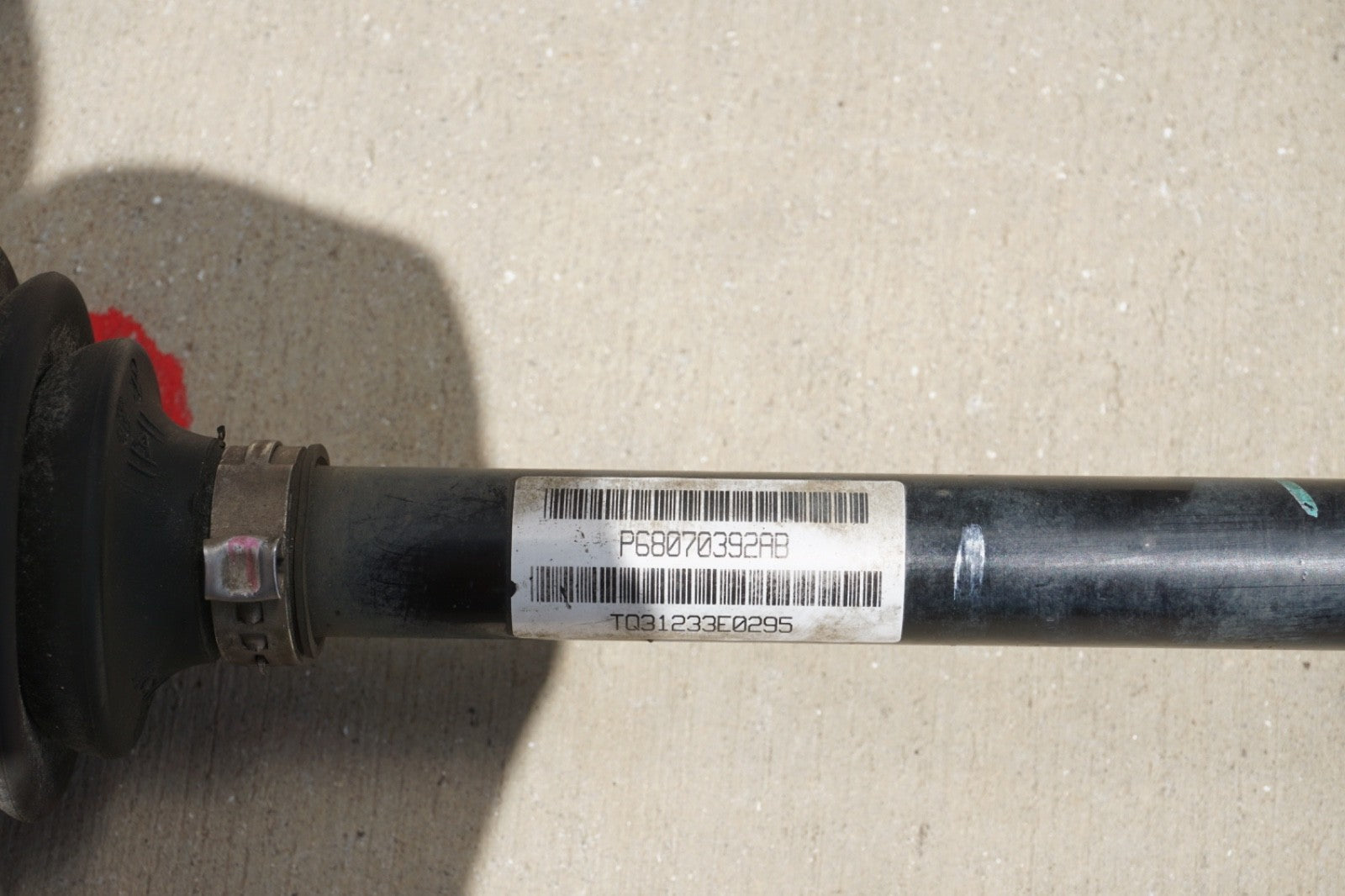 2012 - 2017 FIAT 500 RIGHT AXLE SHAFT DRIVE P68070392AC