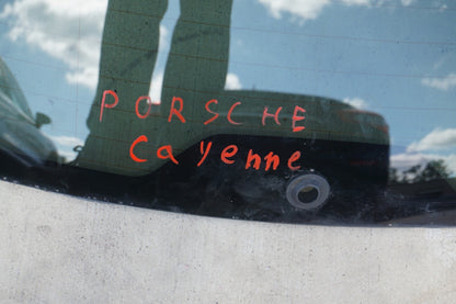 2011-2018 PORSCHE CAYENNE REAR BACK TAILGATE WINDOW GLASS OEM
