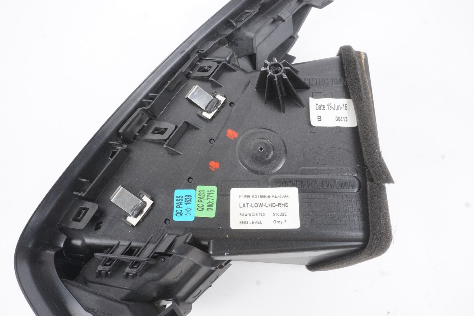 2012 - 2018 Ford Focus Front Right Dash AC A/C Air Vent Grille Outlet Panel OEM