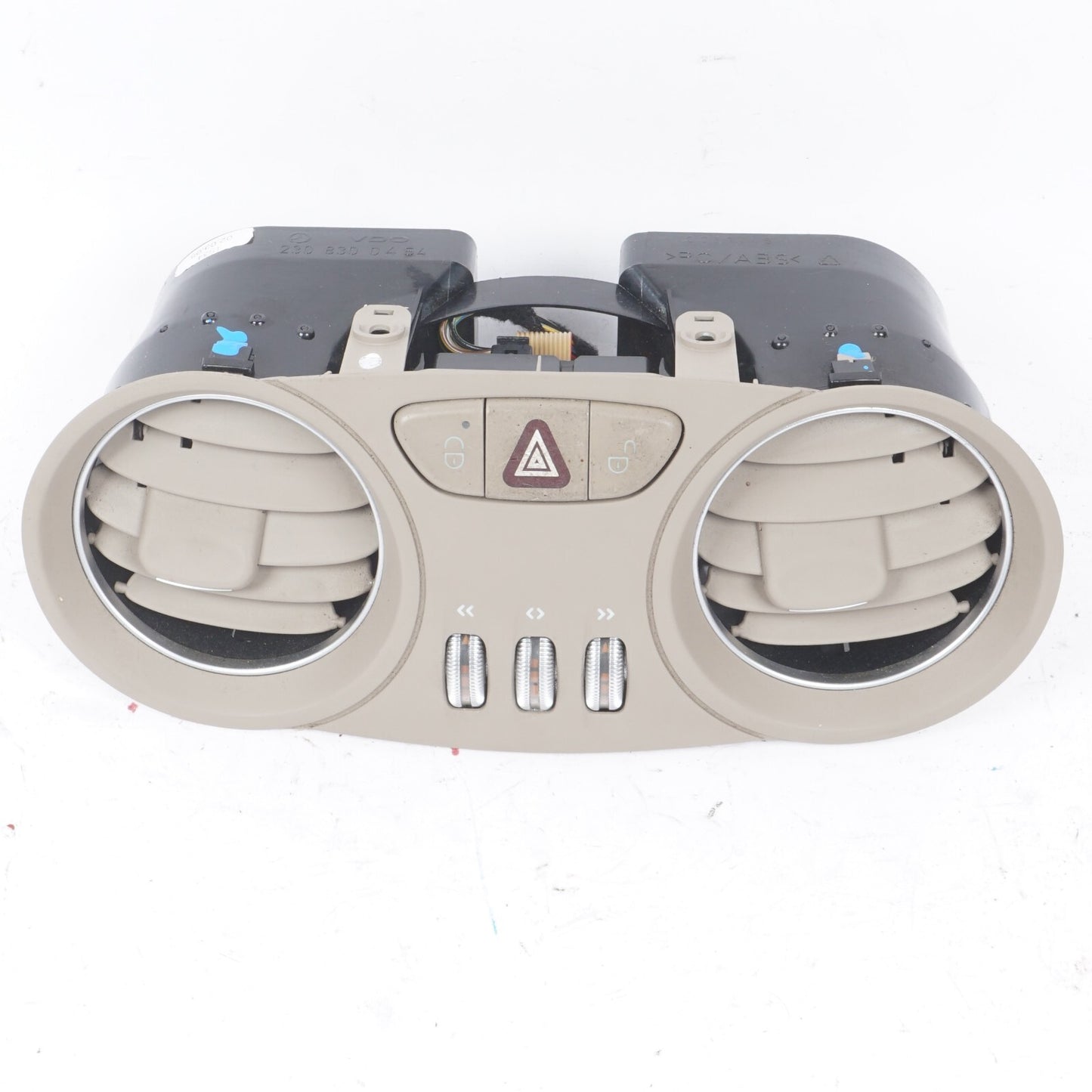 03-06 Mercedes R230 SL500 SL55 AMG Center Dashboard Hazard Dash Air Vent OEM
