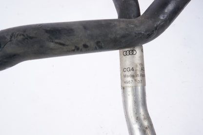 2011 2012 AUDI A8 4.2l Lower HIGH Pressure AC Hose Line Pipe 4H0260701M OEM