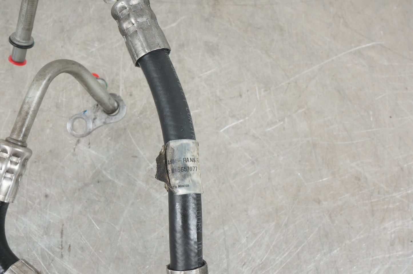 2020-2023 CADILLAC CT4 2.0L TRANSMISSION OIL COOLER INLET & OUTLET PIPE LINE OEM