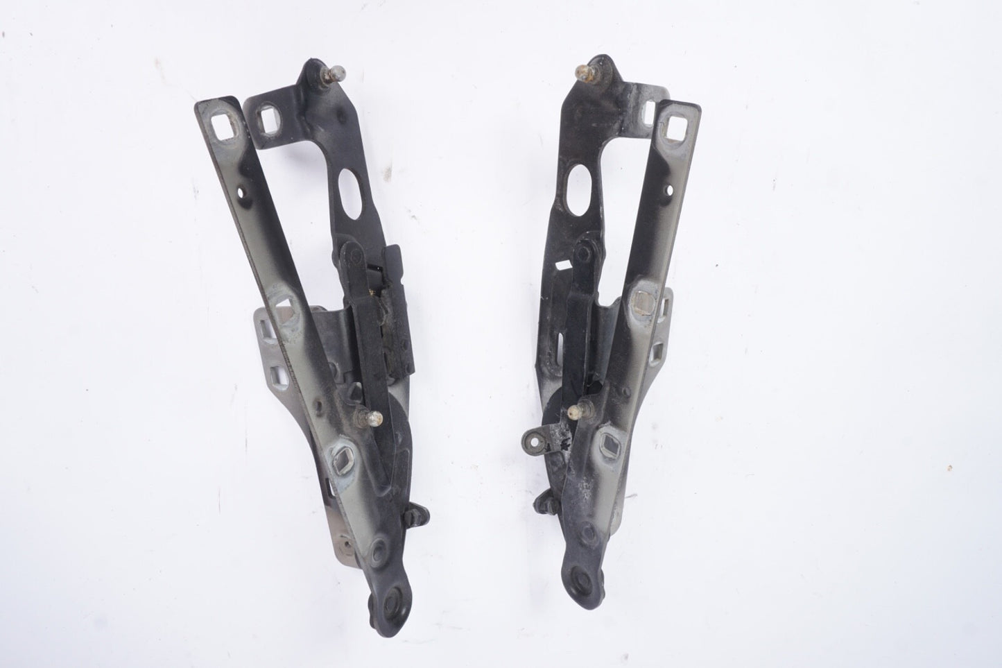 03-08 MERCEDES-BENZ R230 SL500 FRONT LEFT / RIGHT HOOD HINGE SET PAIR OEM