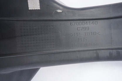 2014-2019 Maserati Ghibli Front Left Side Intercooler Duct Shroud 670004140  OEM