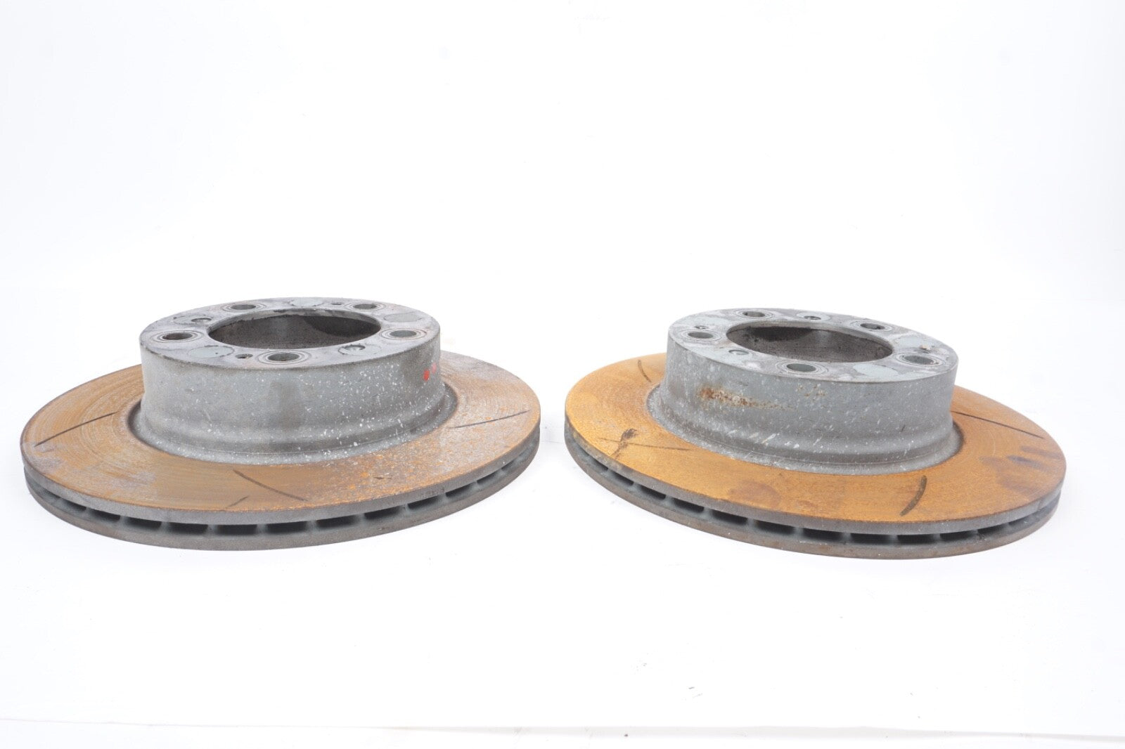 97-04 Porsche Rear Left & Right Disc Brake Rotor Set Oem