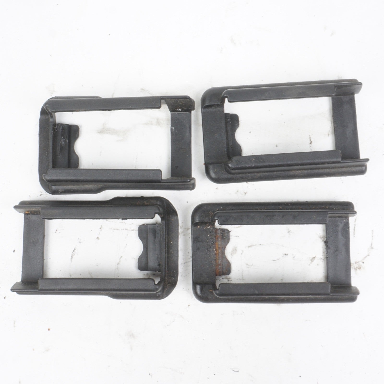 2014 - 2024 MASERATI GHIBLI FRONT LEFT SEAT TRACK TRIM COVER SET OF 4 OEM