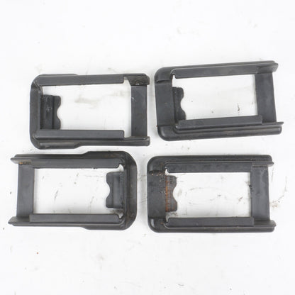 2014 - 2024 MASERATI GHIBLI FRONT LEFT SEAT TRACK TRIM COVER SET OF 4 OEM