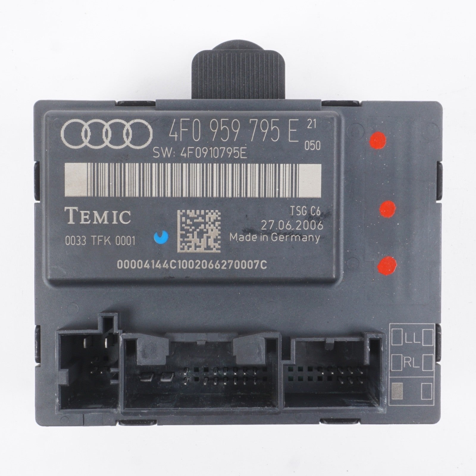 2005 - 2011 Audi A6 S6 Rear Left Door Control Module OEM