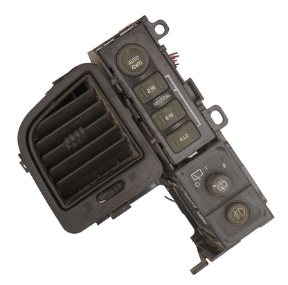 99-06 CHEVROLET SILVERADO GMC SIERRA DASH 4WD WIPER FOG SWITCH & AIR VENT OEM