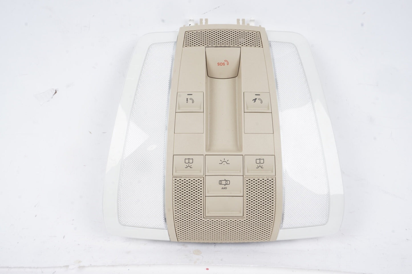 11-17 Mercedes W207 E550 E350 Convertible Overhead Dome Light Lamp BEIGE OEM