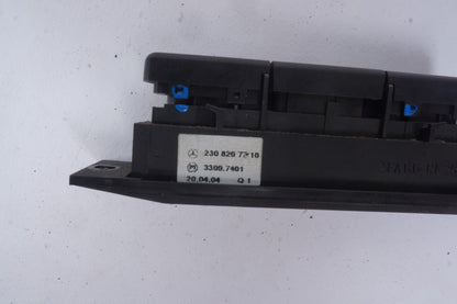 03-08 Mercedes R230 SL500 SL550 Right Side Center Console ESP Off Blank OEM