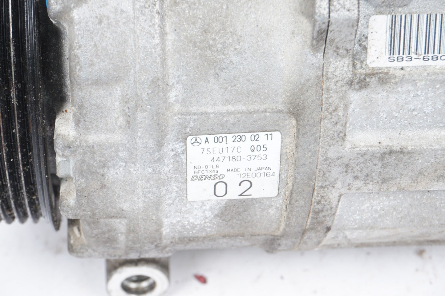 03-06 Mercedes R230 SL500 SL55 A/C Air Conditioning Compressor 0012300211 OEM