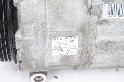 03-06 Mercedes R230 SL500 SL55 A/C Air Conditioning Compressor 0012300211 OEM