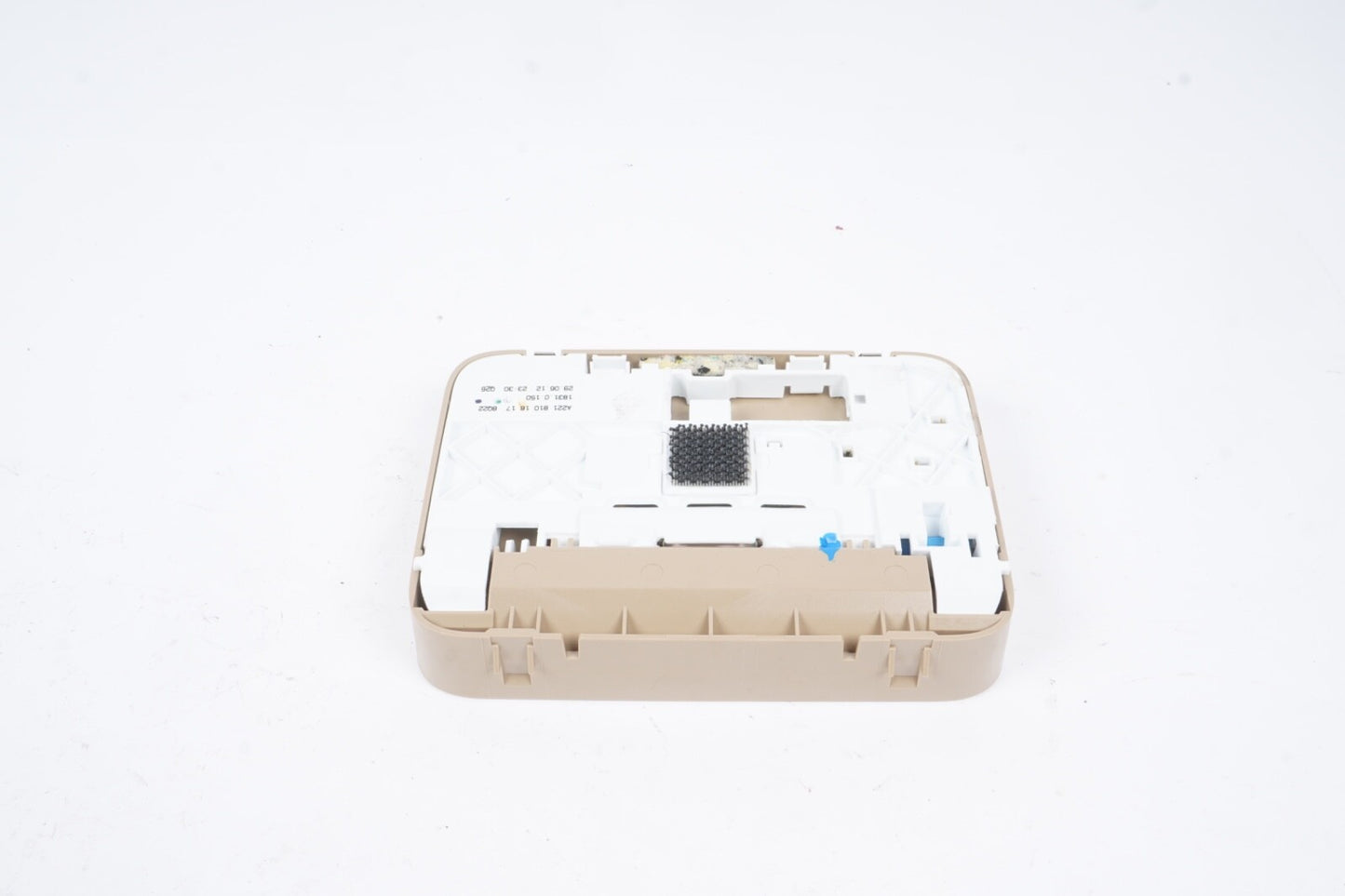 10-13 Mercedes W221 S400 S550 Rear Overhead Vanity Mirror Beige 2218101817 OEM