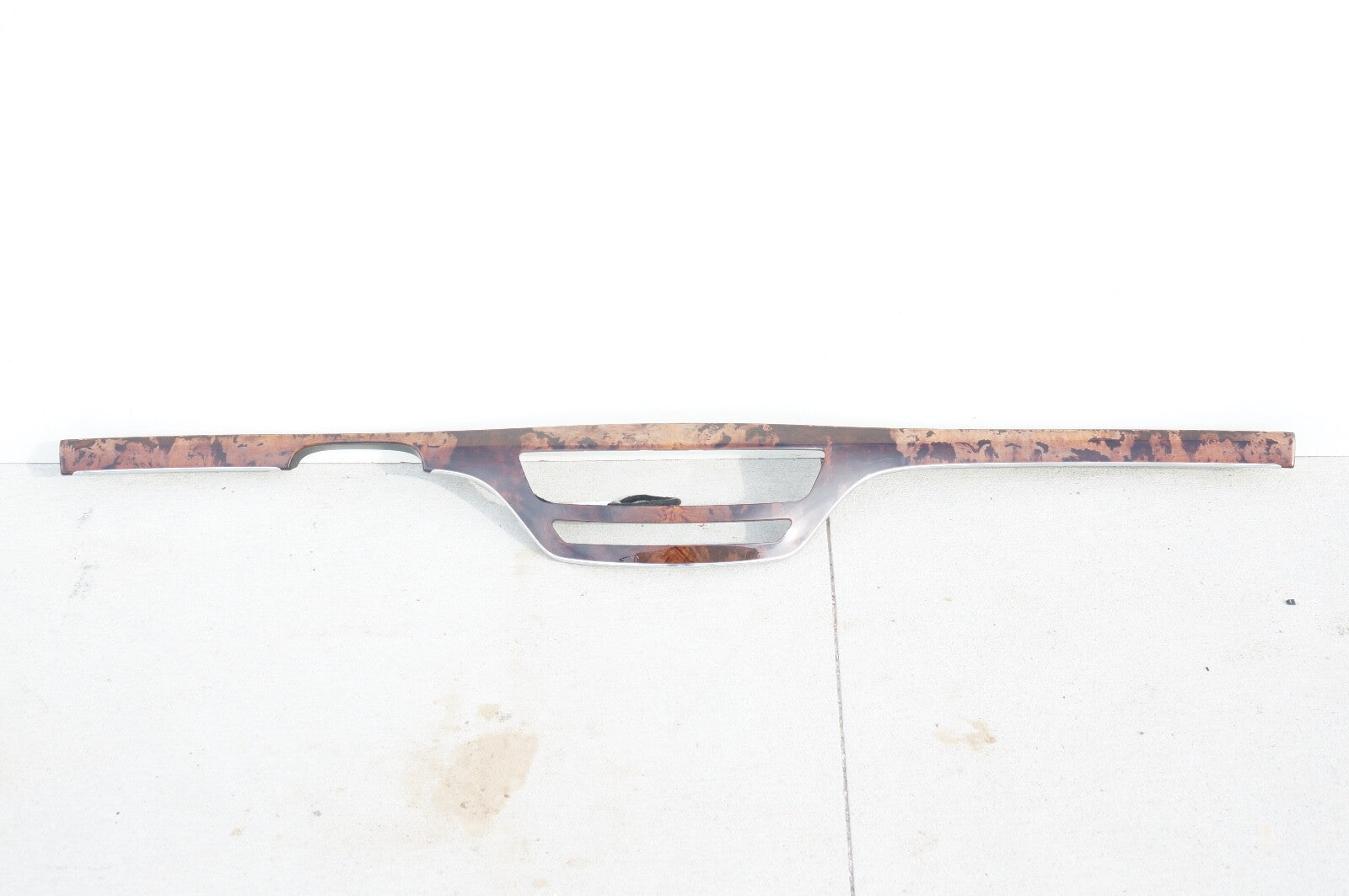 07-13 Mercedes W221 S63 S550 Dashboard Center Trim Molding 2216805471 Wood OEM