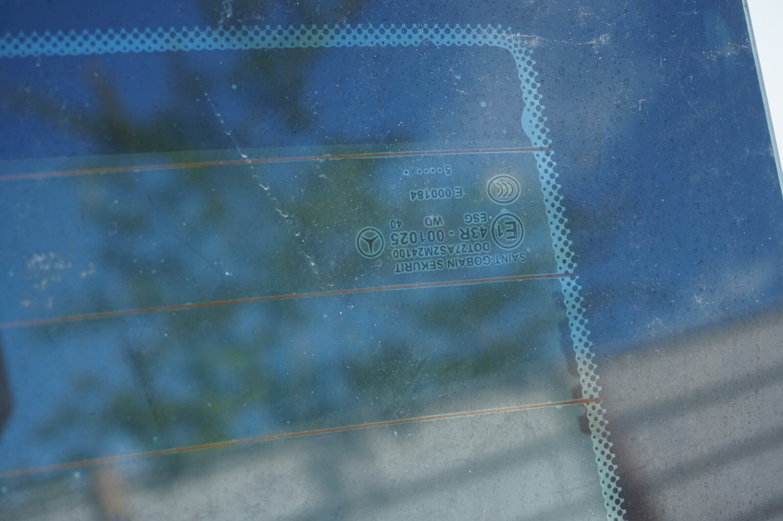 2003-2012 Mercedes-Benz SL500 SL550 Rear Windshield Back Window Auto Glass OEM