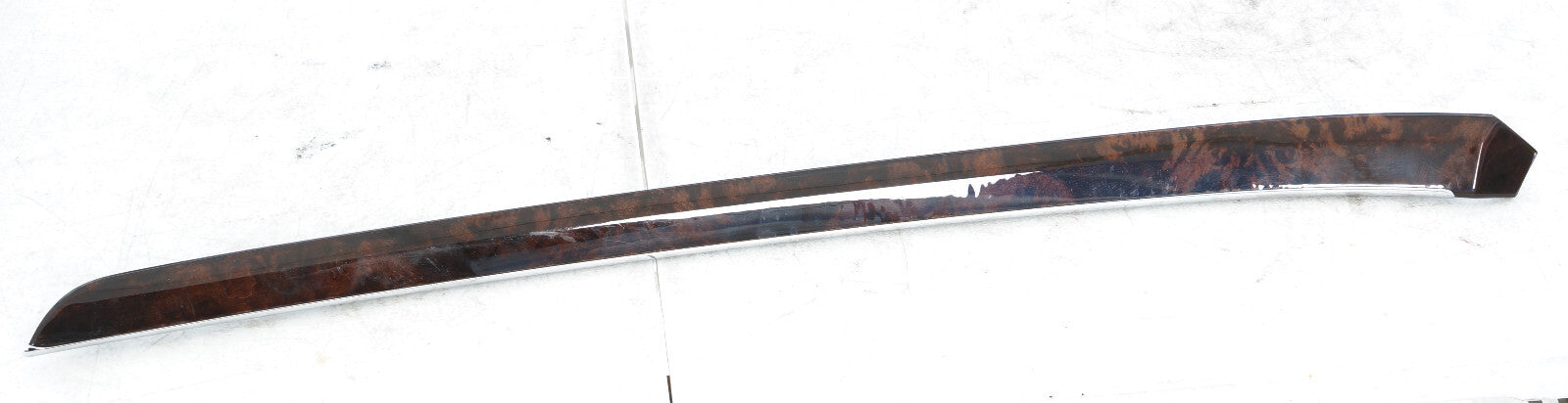 10-13 MERCEDES W221 S550 FRONT LEFT DRIVER DOOR WOOD TRIM OEM