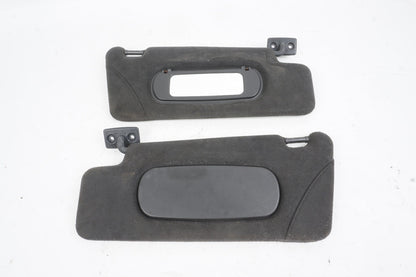 03-12 Mercedes R230 SL55 SL500 AMG Left Right Side Sun Visor Shade Black PAIR