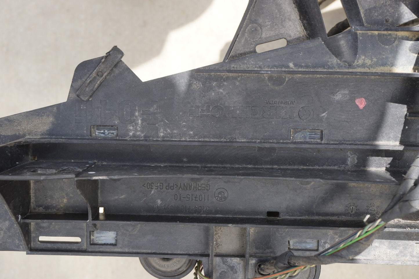 09-15 BMW 7 SERIES F01 F02 F04 750Li FRONT RADIATOR SUPPORT REINFORCEMENT OEM