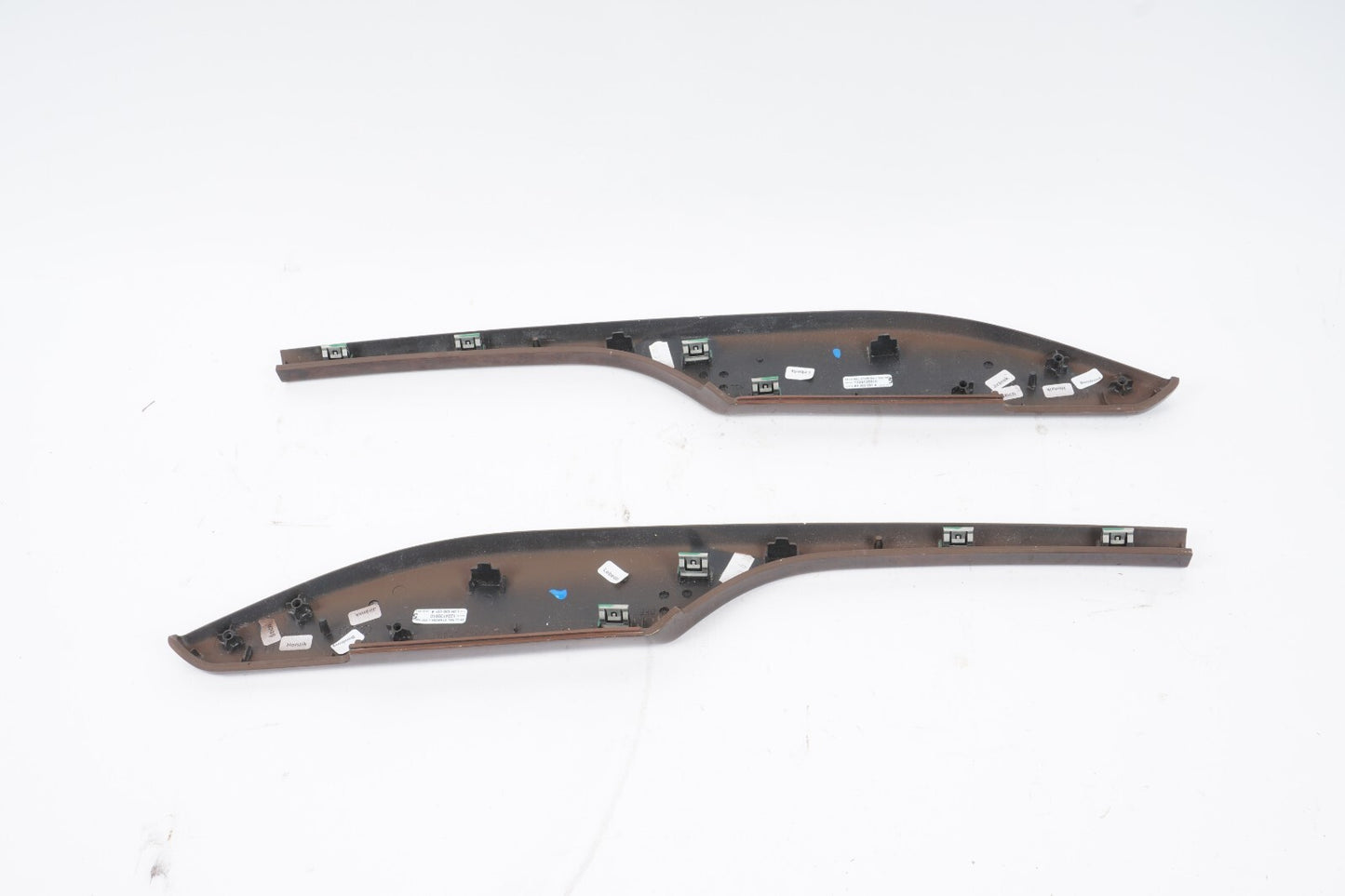 11-17 AUDI A8 A8L S8 FRONT CENTER CONSOLE TRIM COVER PANEL LEFT & RIGHT OEM