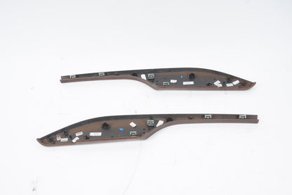 11-17 AUDI A8 A8L S8 FRONT CENTER CONSOLE TRIM COVER PANEL LEFT & RIGHT OEM