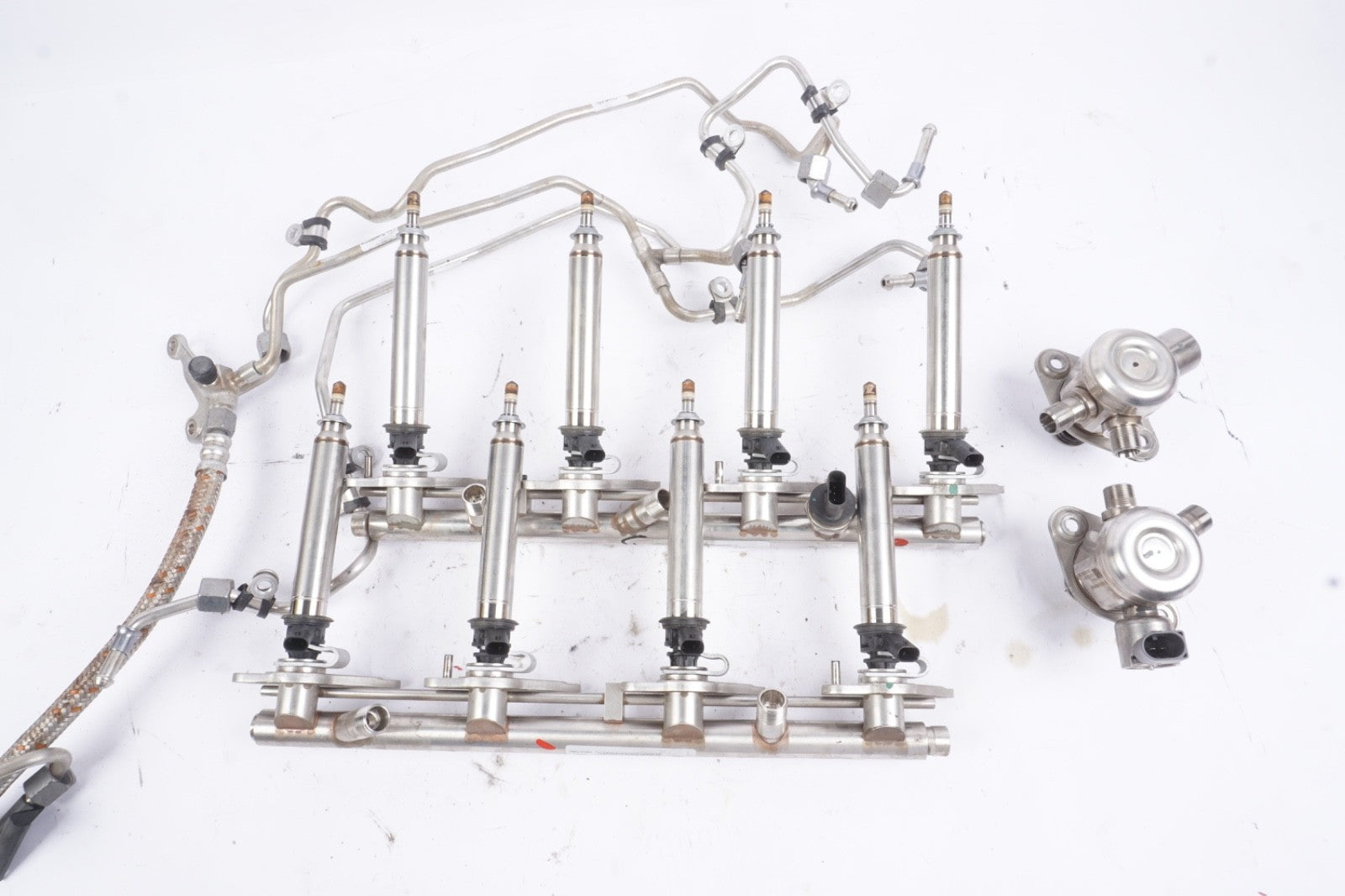 W218 MERCEDES 11-20 CL CLS GL GLS E ML S SL FUEL INJECTIOR RAIL & INJECTORS