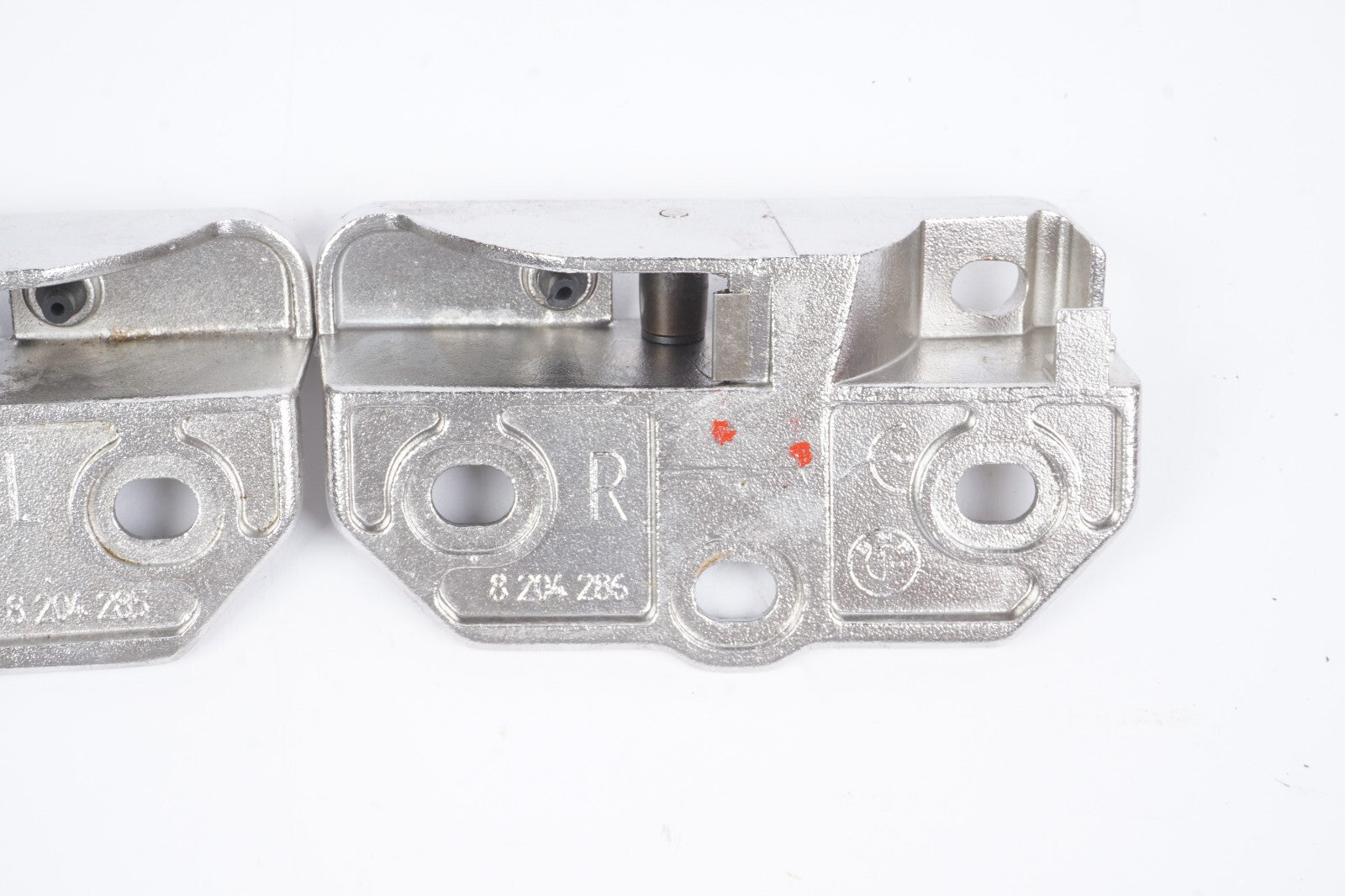 06-10 BMW 650i E64 Convertible Tension Rope Base Plate Set Of 2 OEM