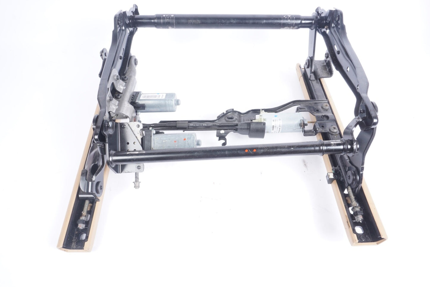 2011-2014 PORSCHE CAYENNE Front Right Passenger Seat Track W/ Motors BEIGE OEM