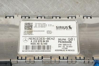 2010 - 2013 Mercedes Benz E Class W212 Sirius Satellite Control Module Computer
