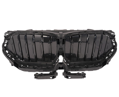 For 2021 BMW X6 G06 Front Radiator Grille Active Air Shutter