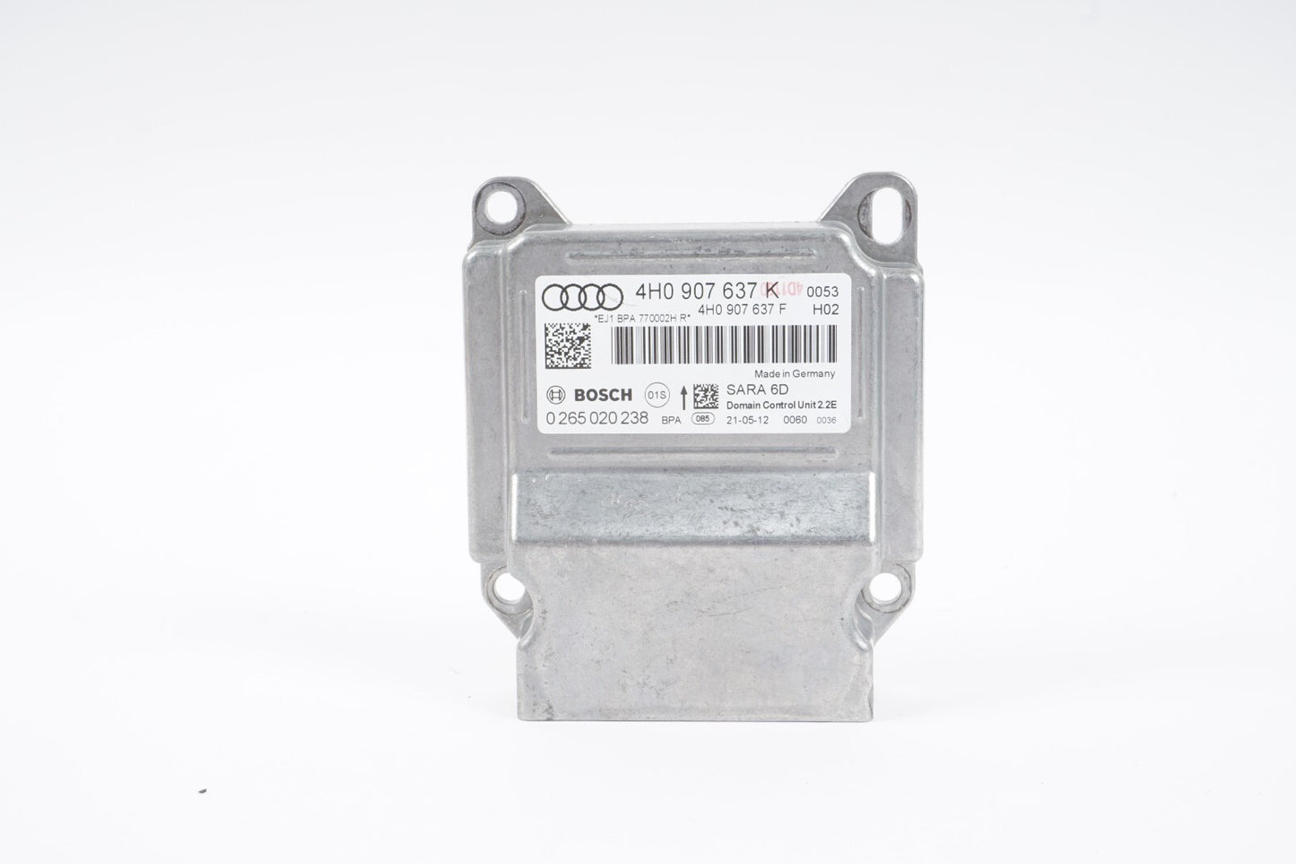 11-17 AUDI A8 A8L S8 YAW RATE SENSOR 4H0907637K OEM