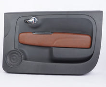12-19 Fiat 500 Abarth Coupe Right Leather Interior Door Trim Panel