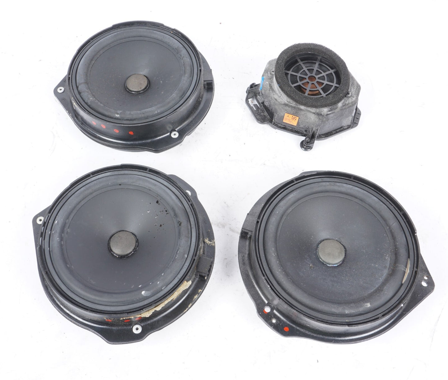 2008-2014 Mercedes W204 C250 C300 Audio Speaker SET Of 4 OEM