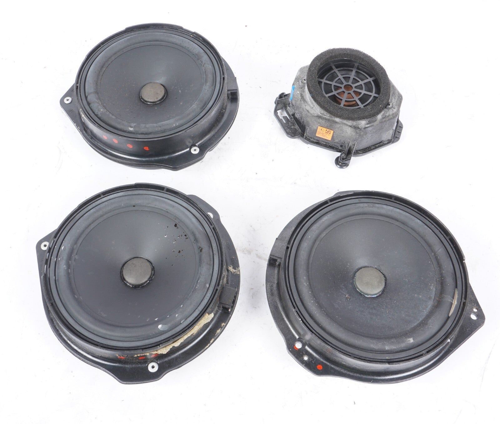 2008-2014 Mercedes W204 C250 C300 Audio Speaker SET Of 4 OEM