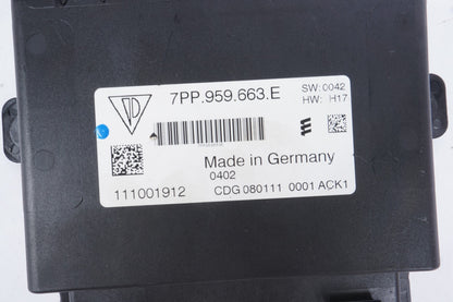 11-17 Porsche Cayenne 958 Voltage Stabiliser Converter Control Module 7PP959663E