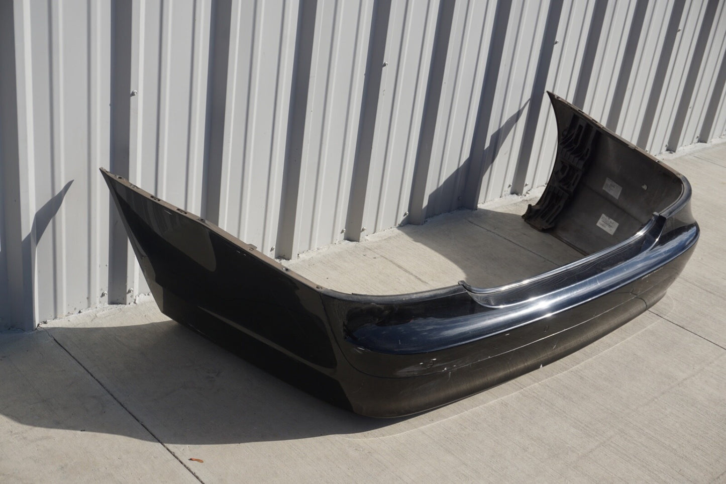 07-09 Mercedes W221 S600 S550 Base Rear Bumper Cover Assembly Black OEM