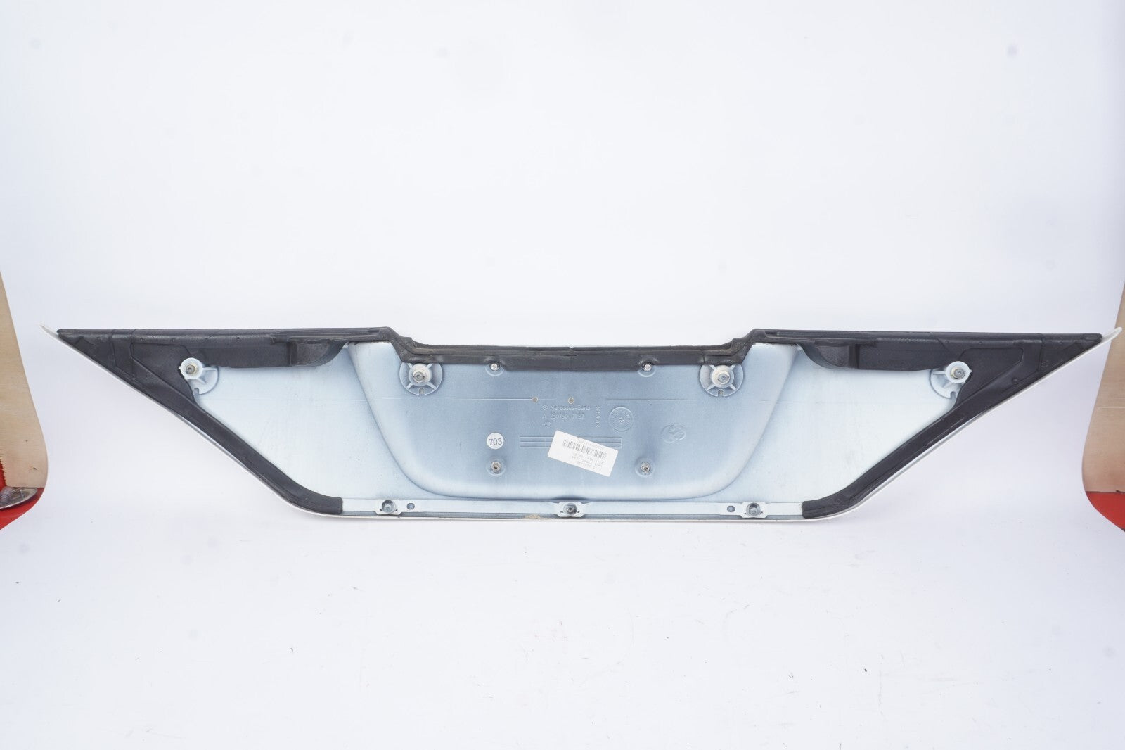 03-12 Mercedes R230 SL500 SL550 SL55 AMG Trunk Lid License Plate Holder OEM