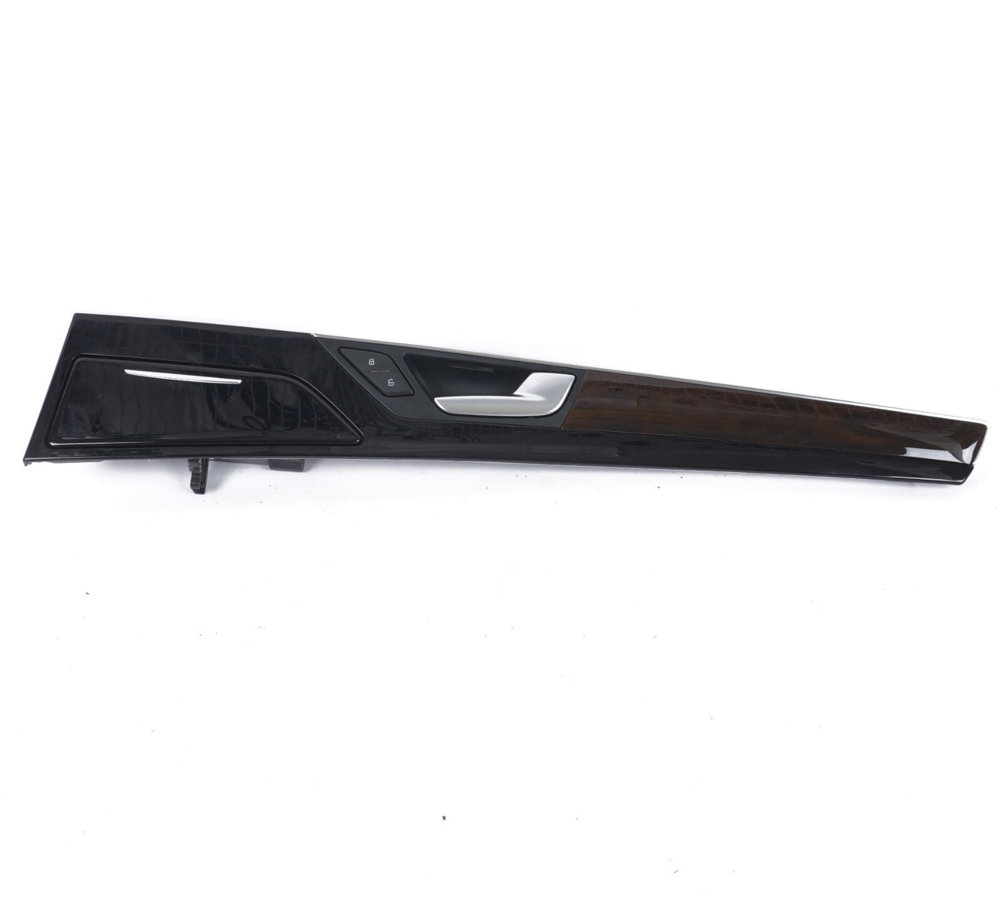 12-17 AUDI A8L REAR RIGHT SIDE INTERIOR DOOR TRIM MOLDING W/ HANDLE  OEM