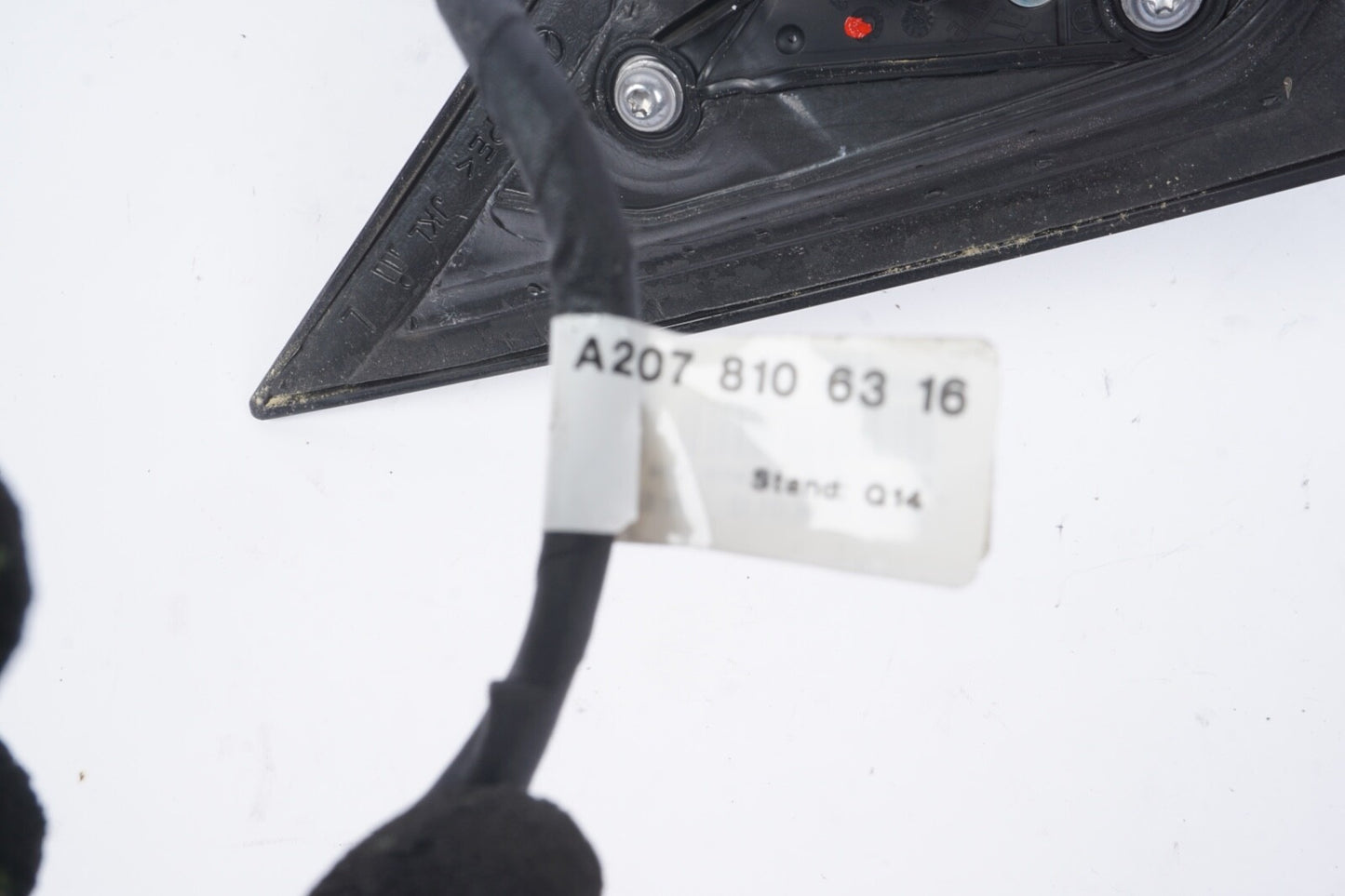10-17 Mercedes W207 E350 E400 E550 Front Left Side Mirror Door Rear View Black