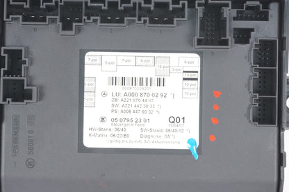 07-13 Mercedes W221 S550 S600 Rear Right Passenger Side Door Control Module OEM