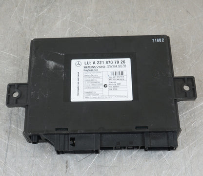 07-10 MERCEDES BENZ S 550 THEFT LOCKING KEYLESS ENTRY CONTROL MODULE UNIT OEM