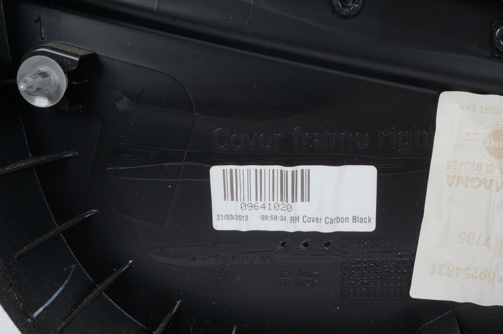2007-2013 Mini Cooper R56 OEM Front Right Passenger Door Panel Cover Trim