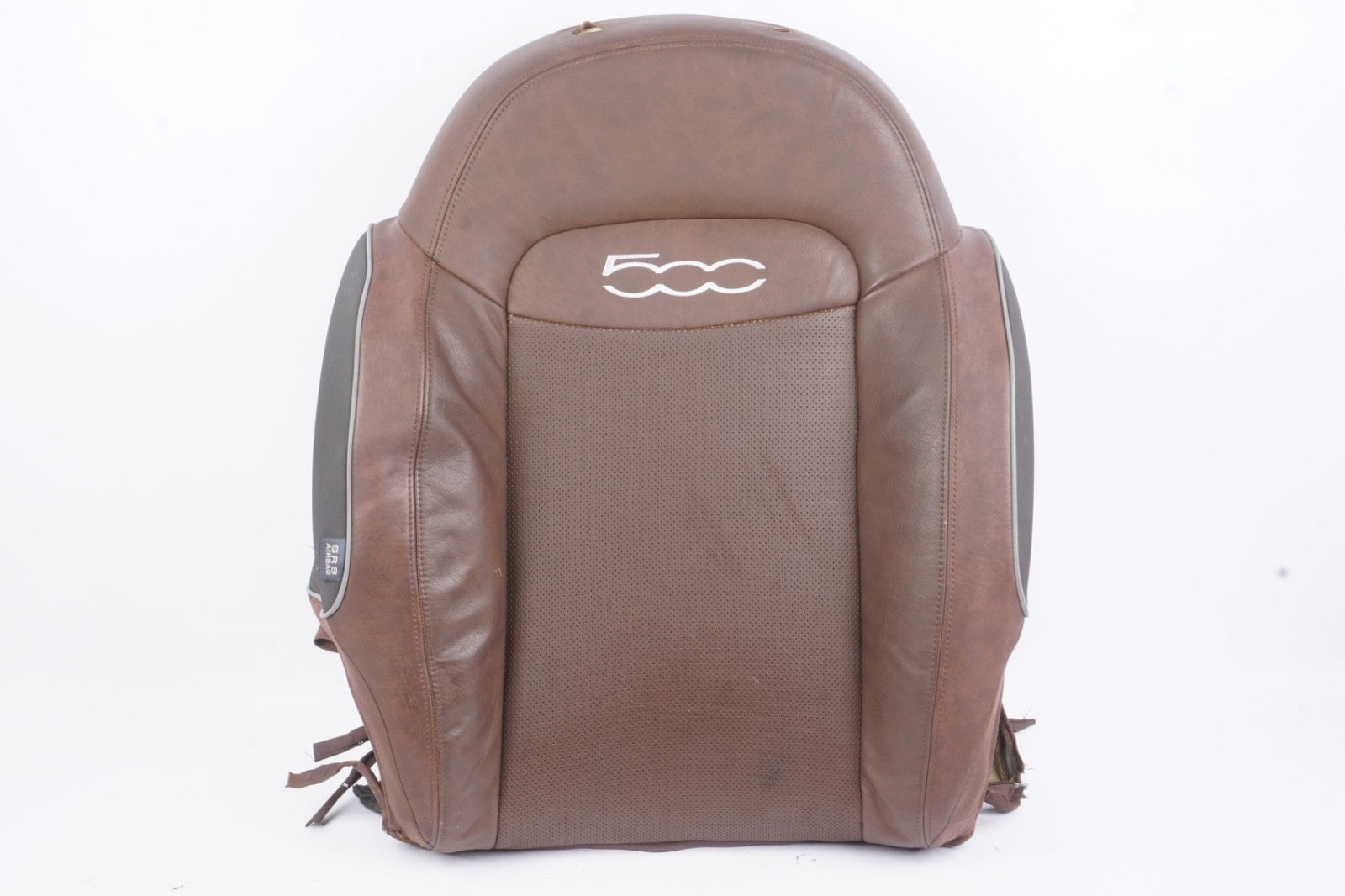2016 - 2018 FIAT 500X FRONT SEAT BACK COVER RIGHT - BROWN