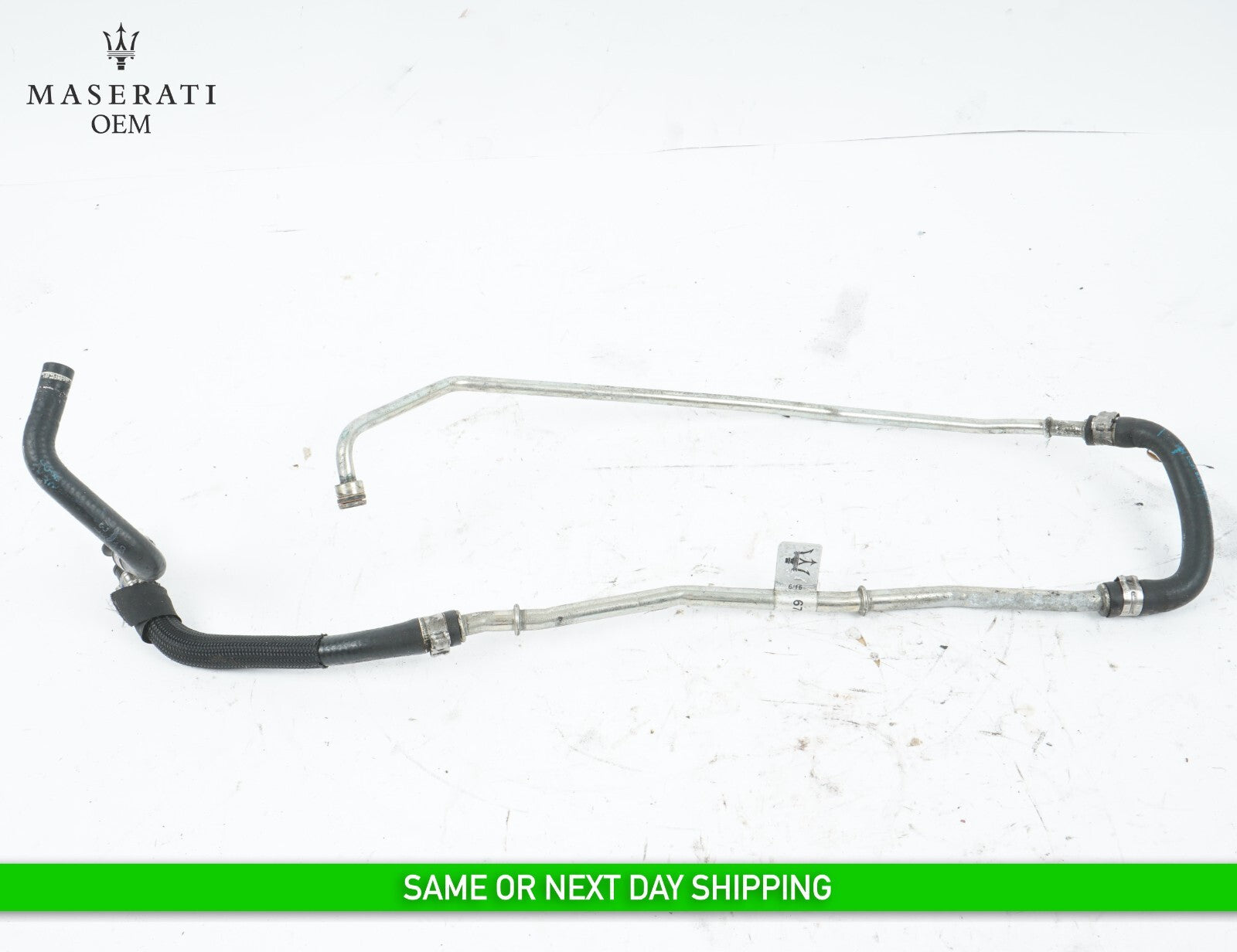 14 - 20 MASERATI QUATTROPORTE 3.0L ENGINE COOLANT WATER HOSE 670031849 OEM