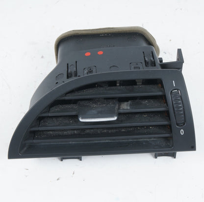 04-10 BMW E63 E64 6 Series Right Passenger Dash AC Air Vent Grill Trim Black OEM