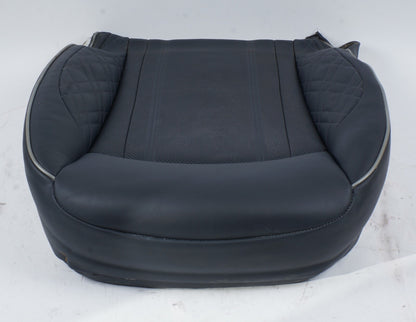 11-20 BENTLEY MULSANNE FRONT RIGHT SIDE SEAT LEATHER BUTTOM CUSHION BLUE