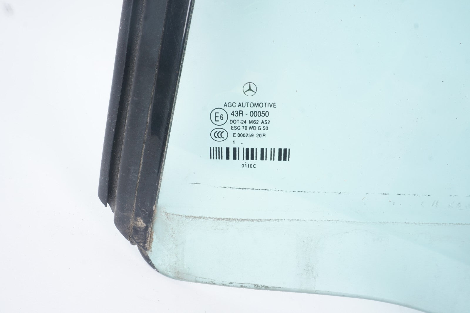 10-17 Mercedes W207 E350 Rear LEFT Vent Quarter Window Glass ! ! COUPE ONLY ! !