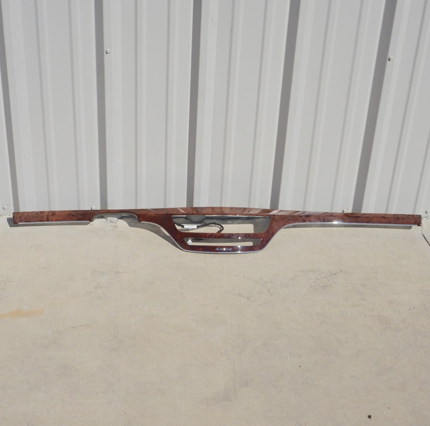 10-13 Mercedes W221 S400 S550 Center Dashboard Dash Trim Molding Wood OEM