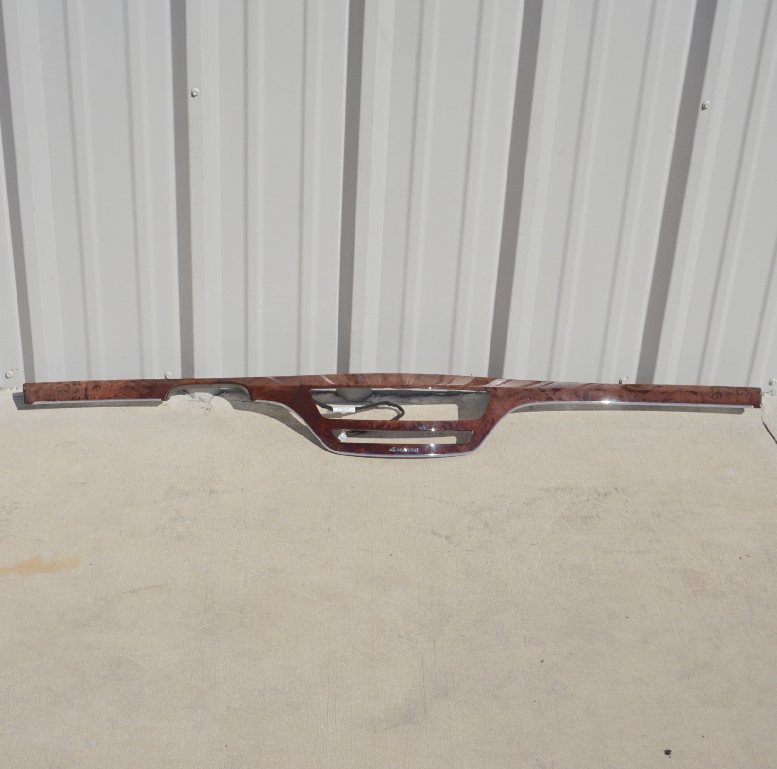 10-13 Mercedes W221 S400 S550 Center Dashboard Dash Trim Molding Wood OEM